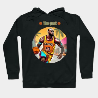 Lebron James goat Victor illustration artwork Hoodie